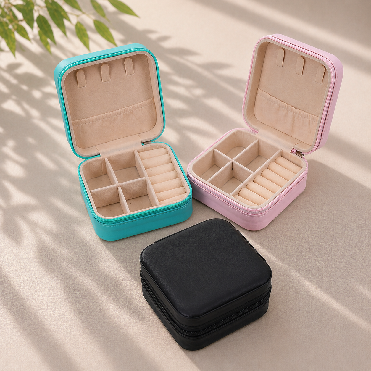 Portable Travel Jewelry Organizer Box