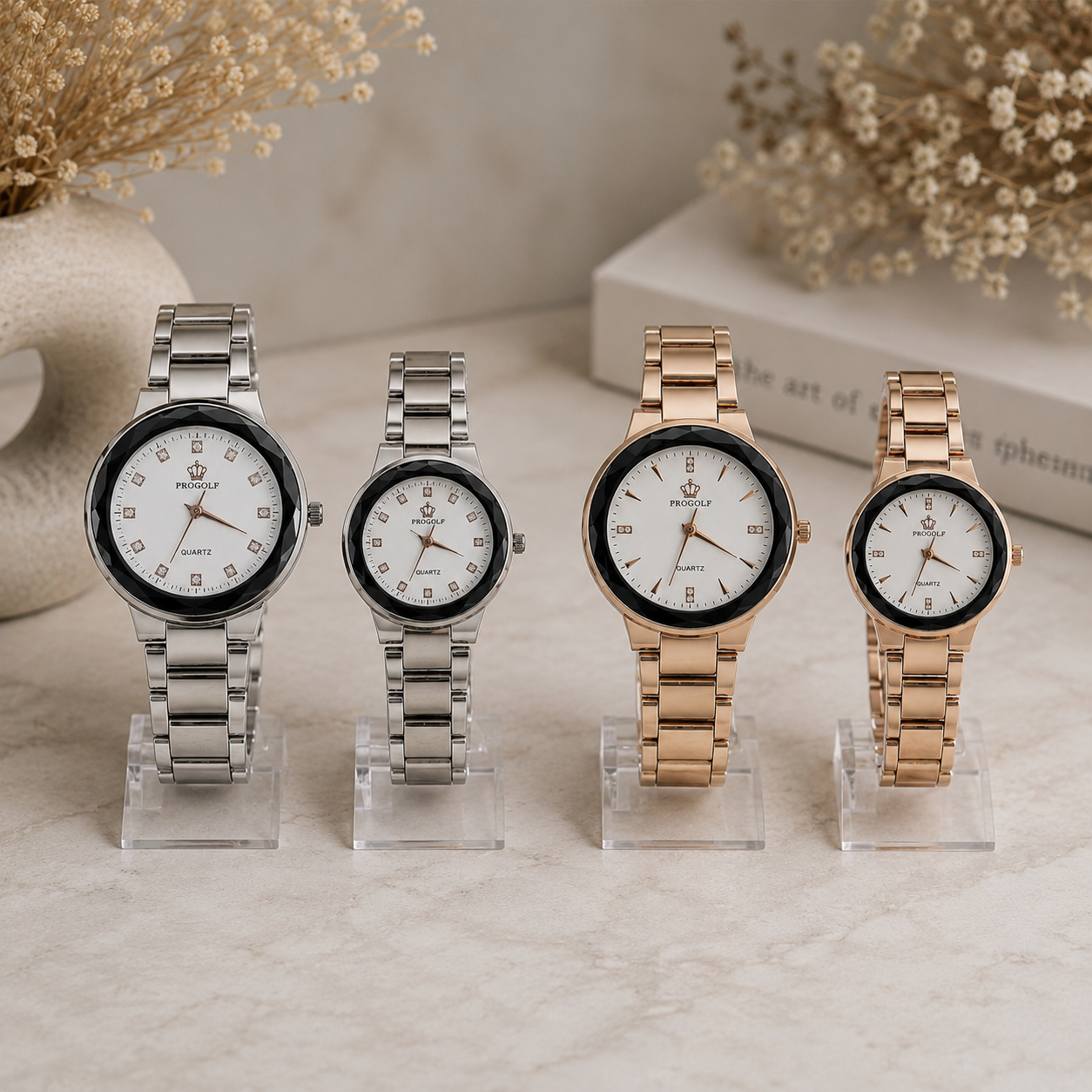 PROGOLF Couple Watch Set