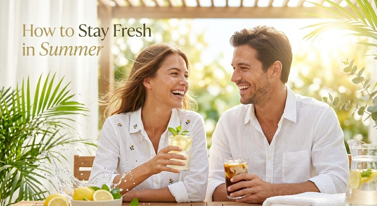 How to Stay Fresh in Summer – Simple Tips for Men and Women