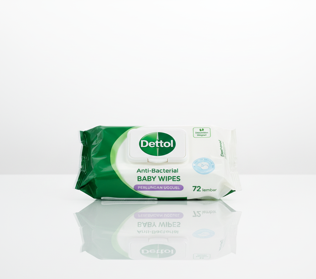 Dettol Anti-Bacterial Baby Wipes (72 Wipes)