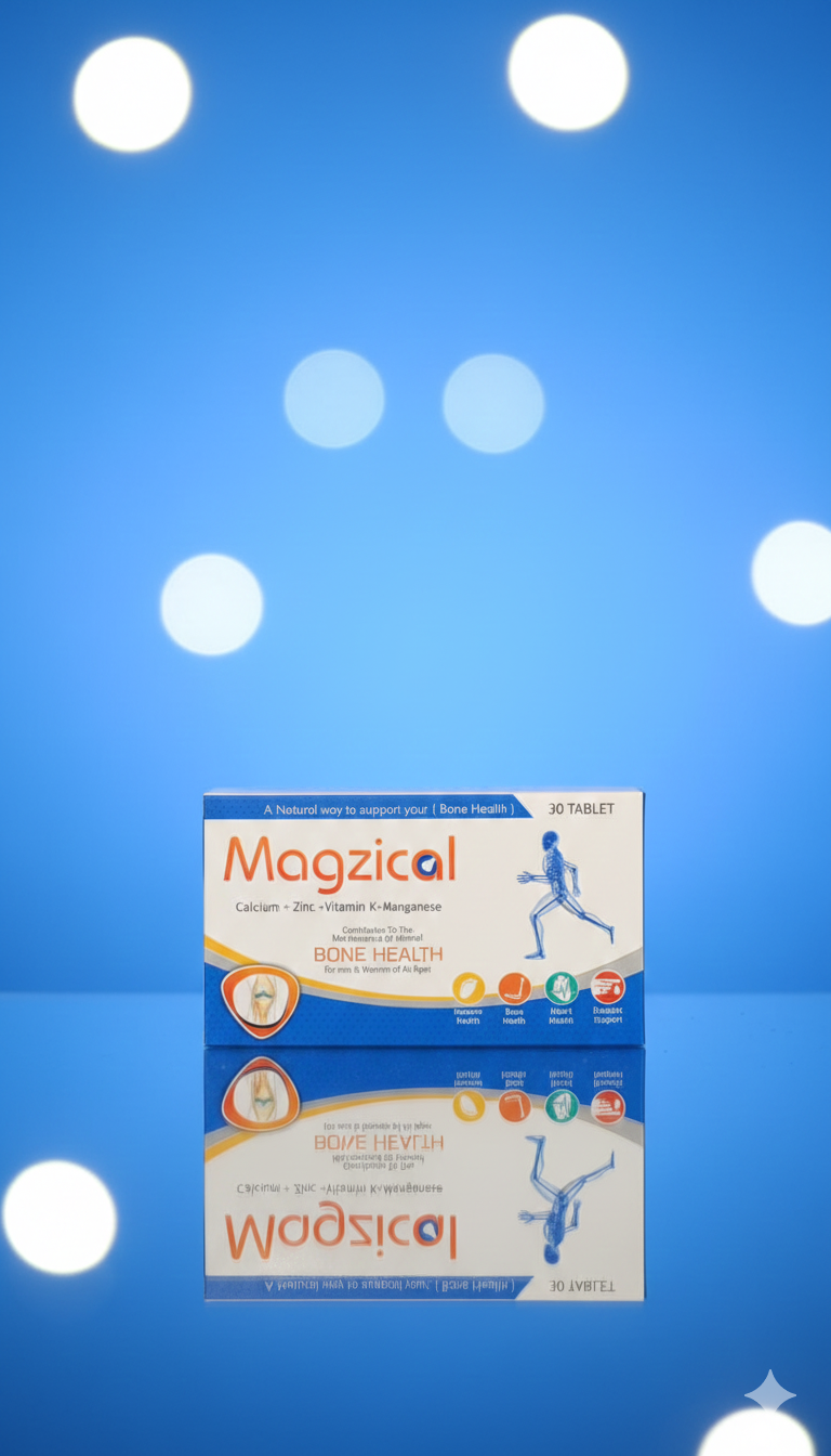 Magzical Bone Health Tablets (Calcium + Zinc + Vitamin K + Manganese)